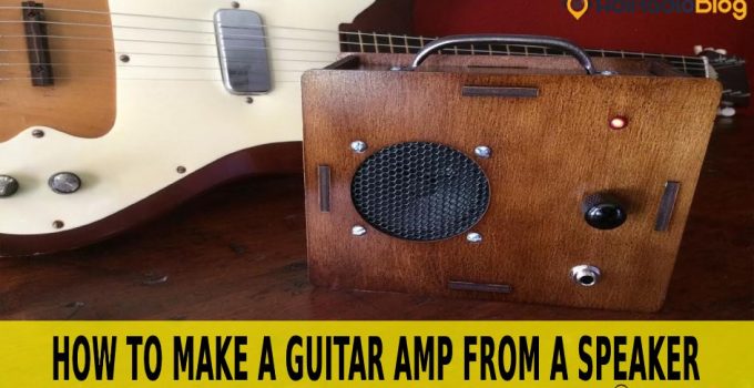 how to make a guitar amp from a speaker