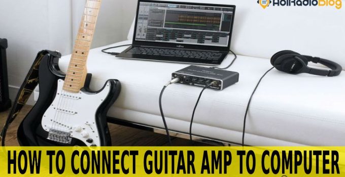 how to connect guitar amp to computer
