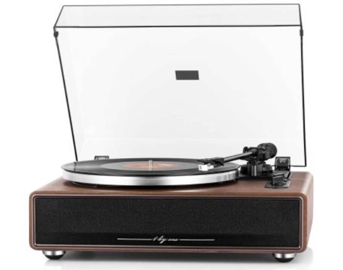 1byone AD07US02 - best record player with speakers