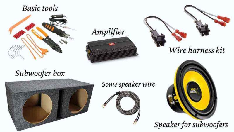 TOOLS REQUIRED TO INSTALL A POWER SUBWOOFER